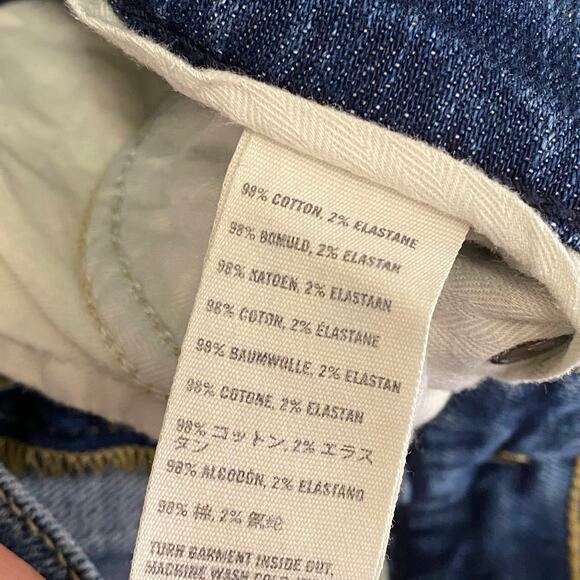 Abercrombie & Fitch Perfect Stretch Button Fly Distressed Jeans Womens Size 0/25 - Picture 11 of 12